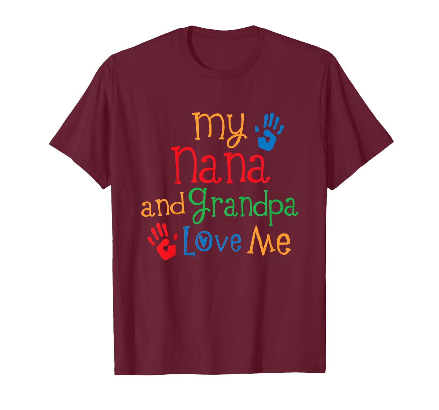 Kids My Nana and Grandpa Love Me T-Shirt