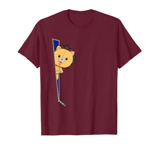 Bleach Kon Stuffed Icon with Zipper Anime T-Shirt