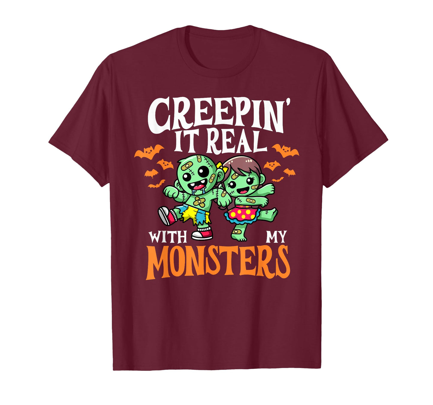 Creepin It Real Monster School Teacher Principal Halloween T-Shirt