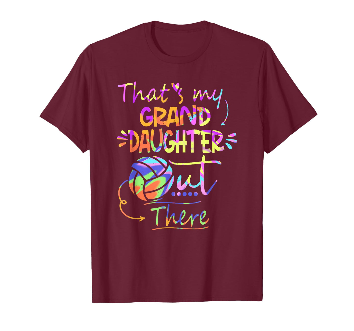 That's My Granddaughter Out There Volleyball For Grandma T-Shirt