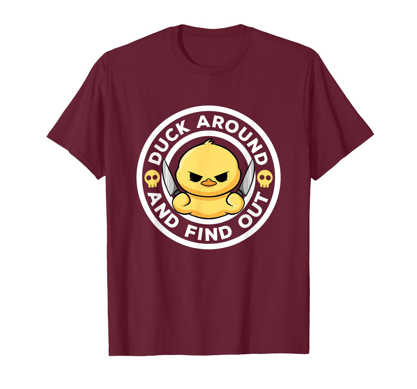 Duck Around And Find Out I Love Duck Lover Funny Rubber Duck T-Shirt