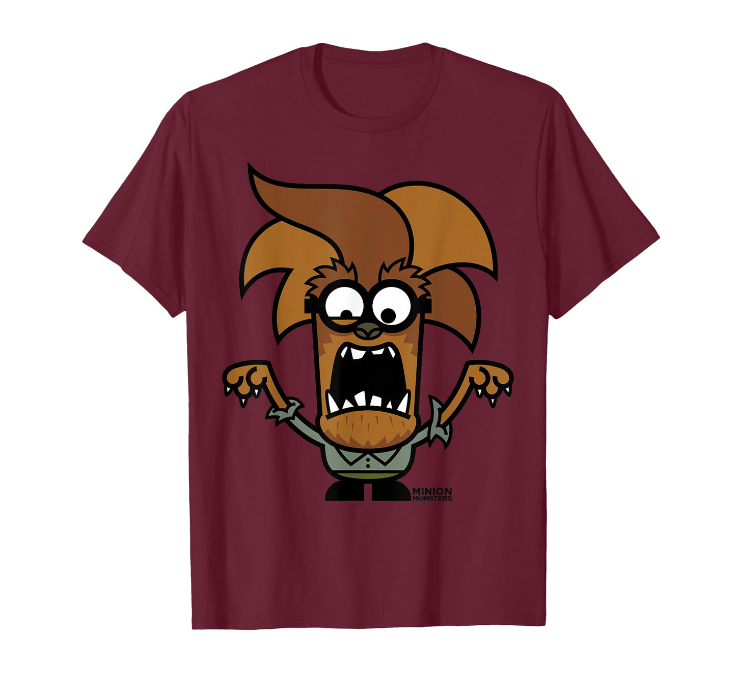 Despicable Me Wolf Halloween Monster Graphic T-Shirt T-Shirt