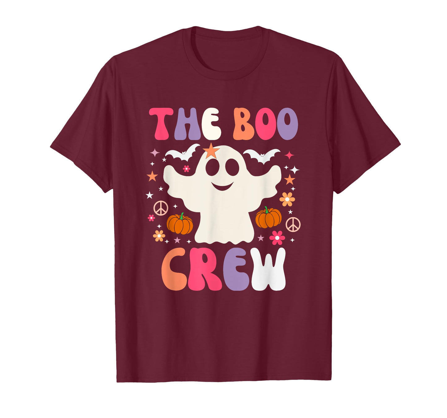 Halloween The Boo Crew - Cute Ghost - Spooky Family Matching T-Shirt