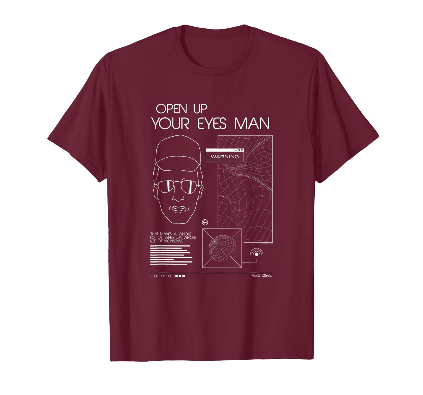 King of The Hill Dale Open Up Your Eyes Man Conspiracies T-Shirt