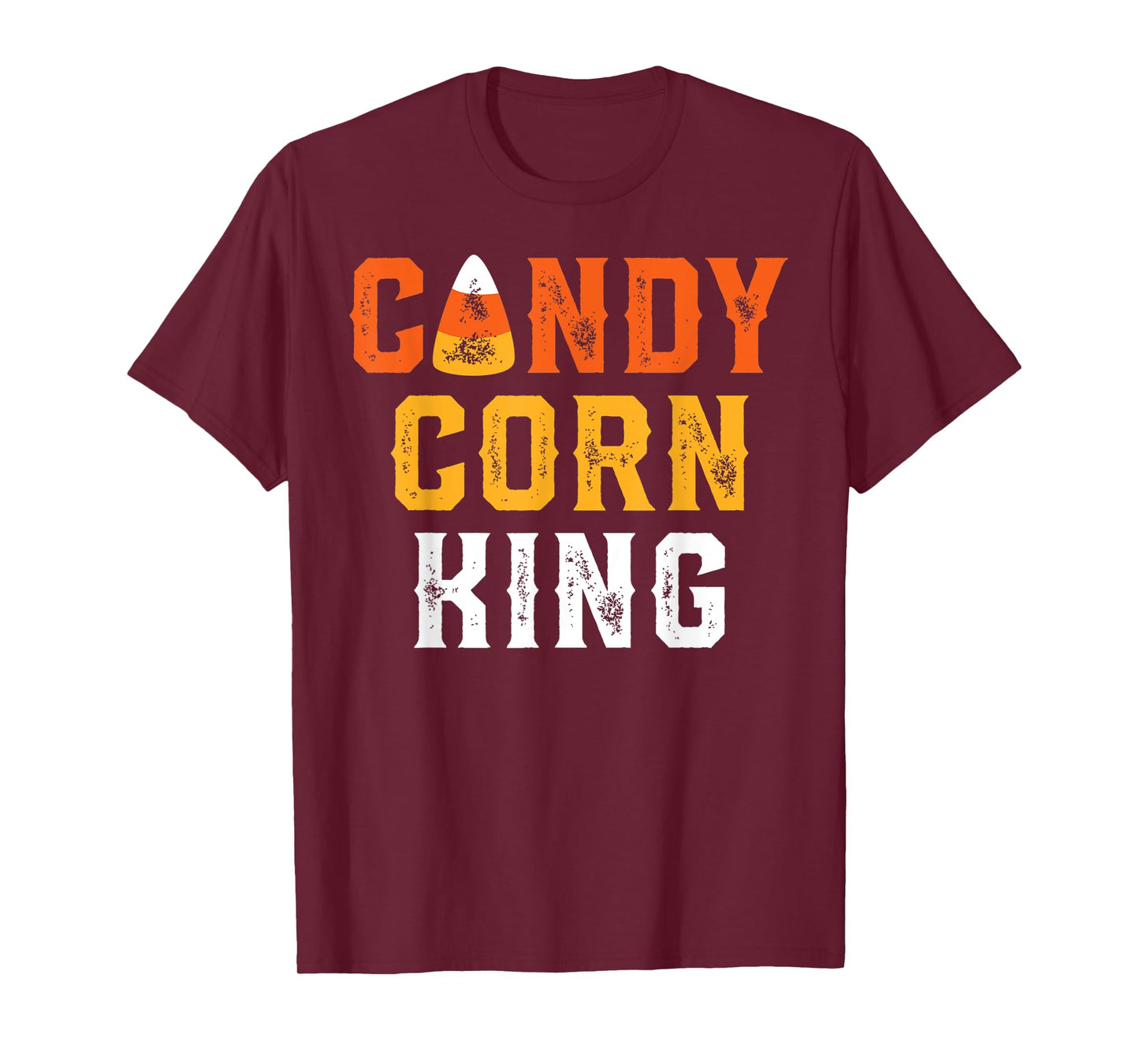 Halloween Candy Corn King Funny Retro T-Shirt