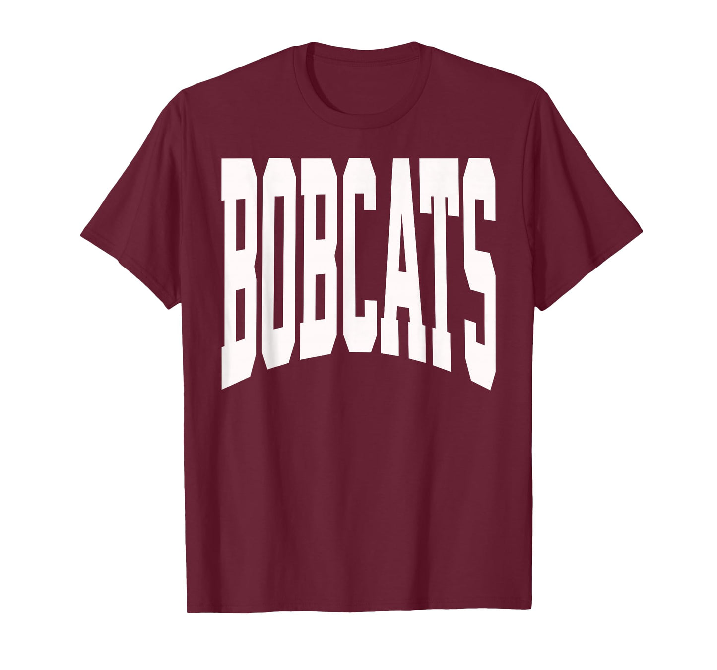 Bobcats Team Mascot School Spirit Game Night Varsity Bobcat T-Shirt