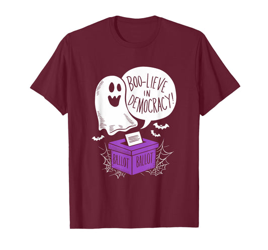Boo-lieve Democracy Elections Halloween democracy voting T-Shirt