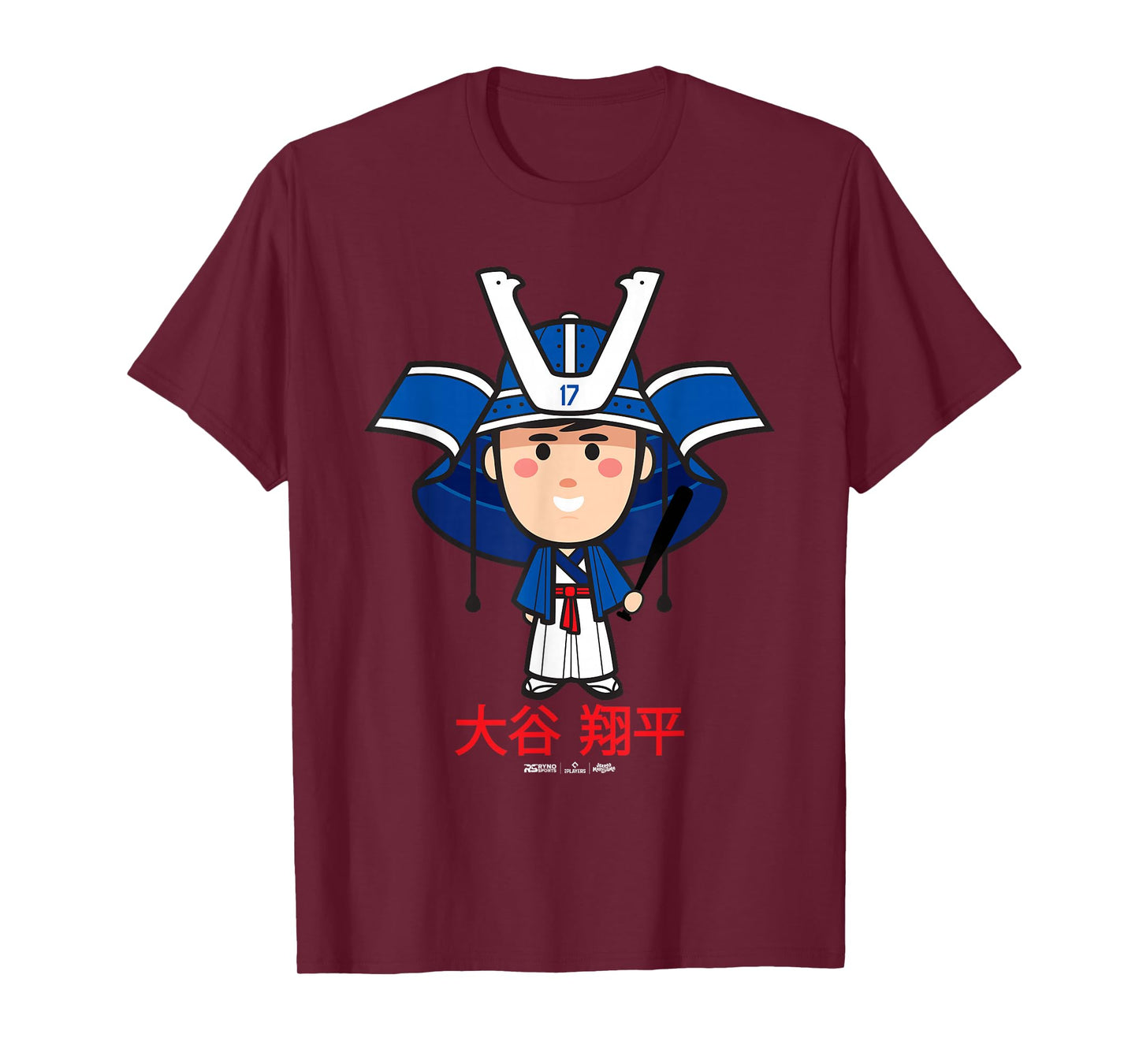Shohei Ohtani Los Angeles Baseball Samurai (Japanese) MLBPA T-Shirt
