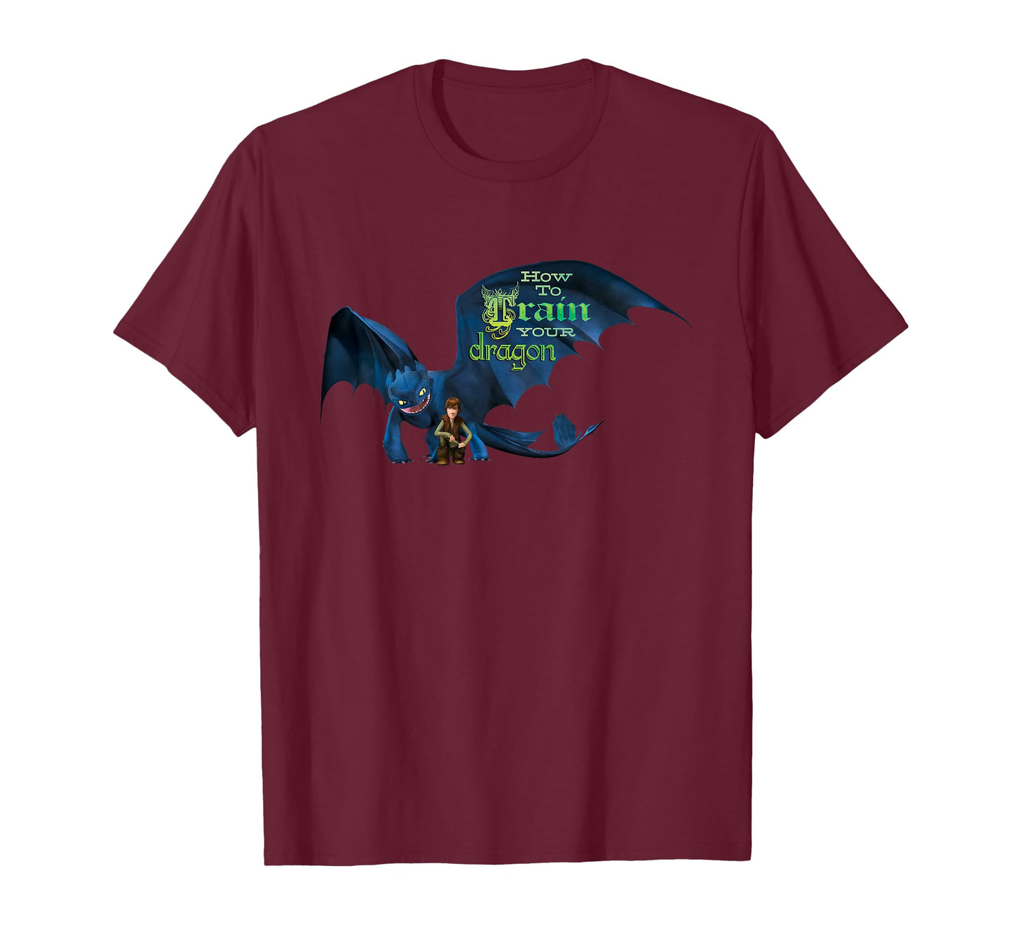 DreamWorks' Dragons: Toothless and Hiccup Title T-Shirt T-Shirt