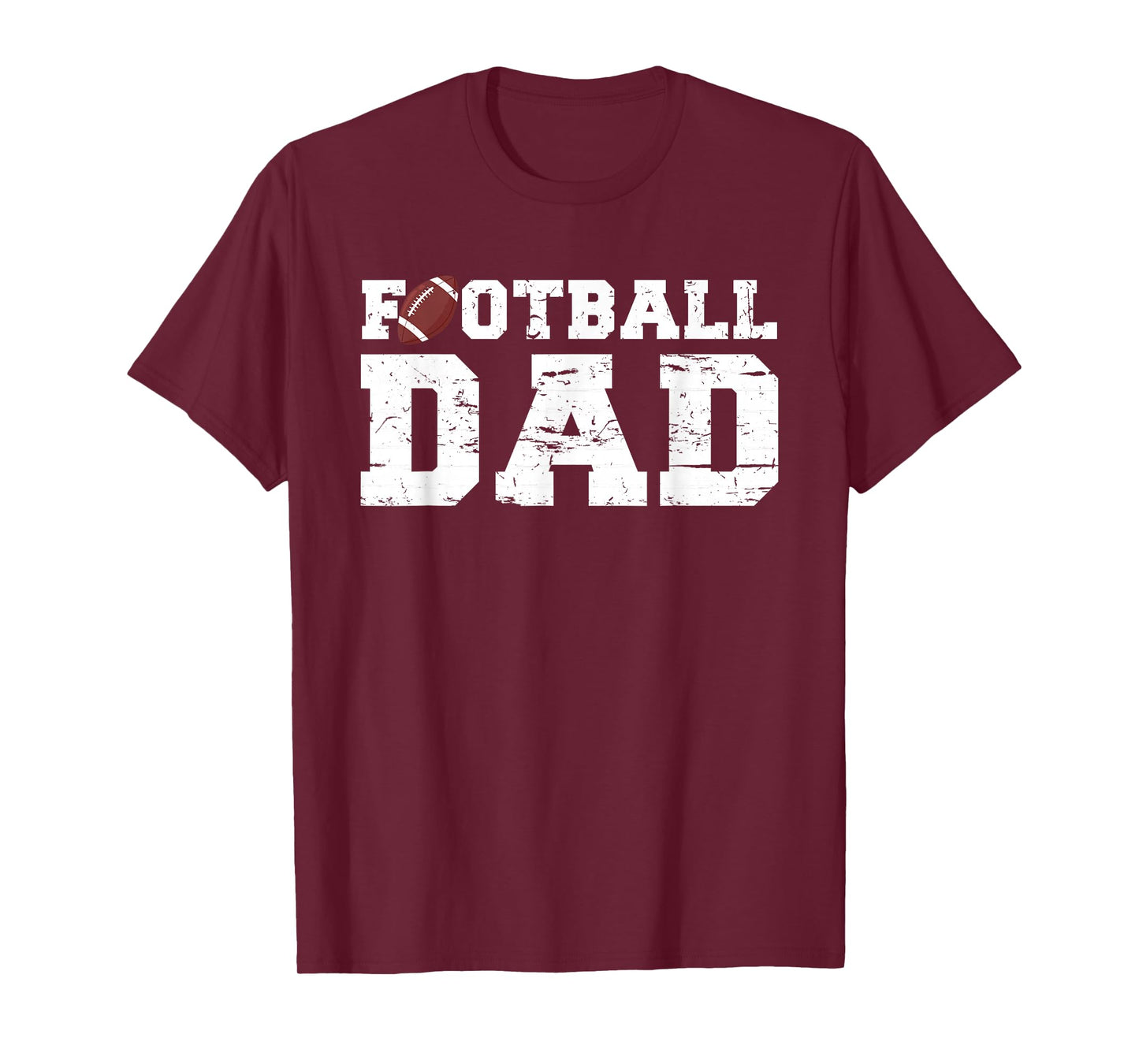Football Papa Graphic Proud Football Dad T-Shirt