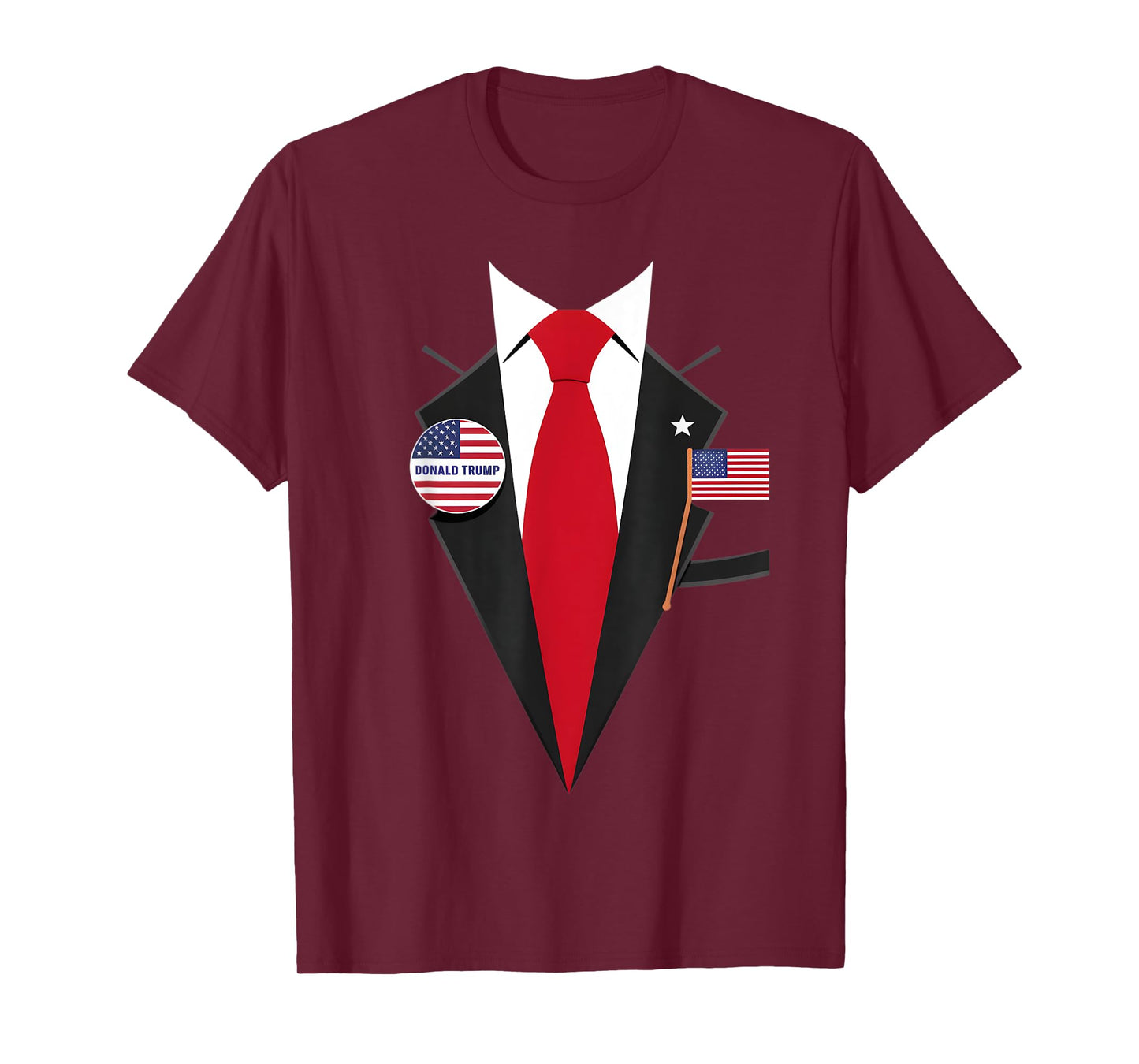 Donald Trump Suit and Tie Halloween Costume T-Shirt