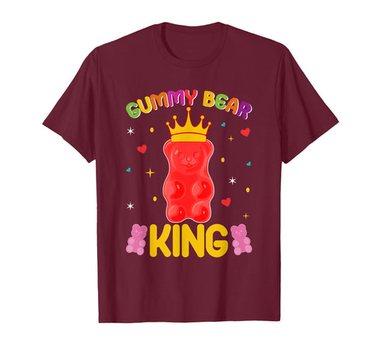 Gummy Bear King Sweet Candy Gummy Bear King T-Shirt