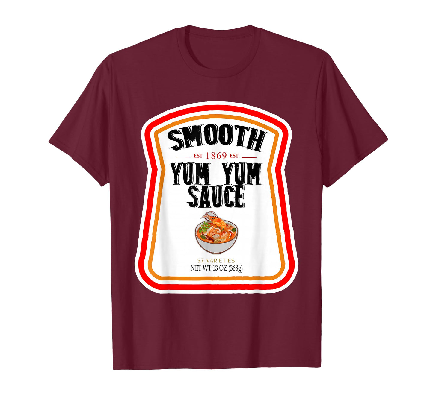 Smooth Yumyum Bottle Label Halloween 2024 Couples Costume T-Shirt