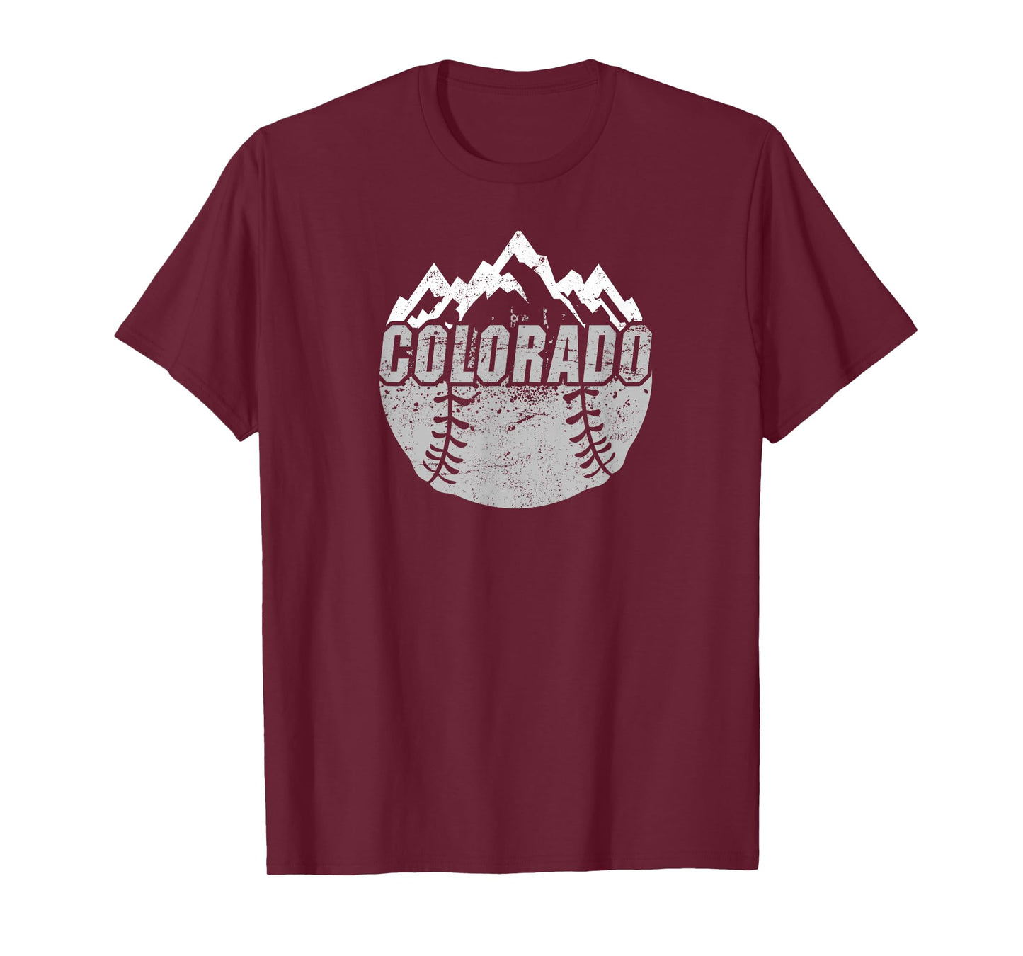 Colorado Baseball Rocky Mountains Design T-Shirt