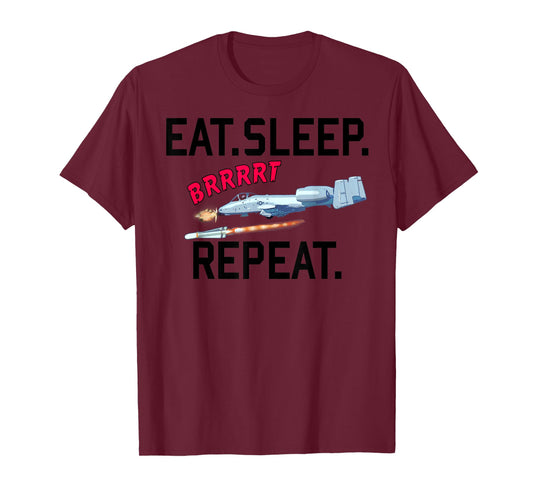 "WARTHOG" EAT SLEEP BRRT REPEAT! T-Shirt