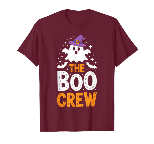 The Boo Crew Shirt Matching Men Women Kids Halloween Costume T-Shirt