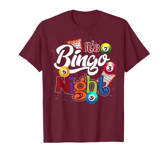 Bingo Night Gift Bingo Player Lottery Winner Gambling Bingo T-Shirt