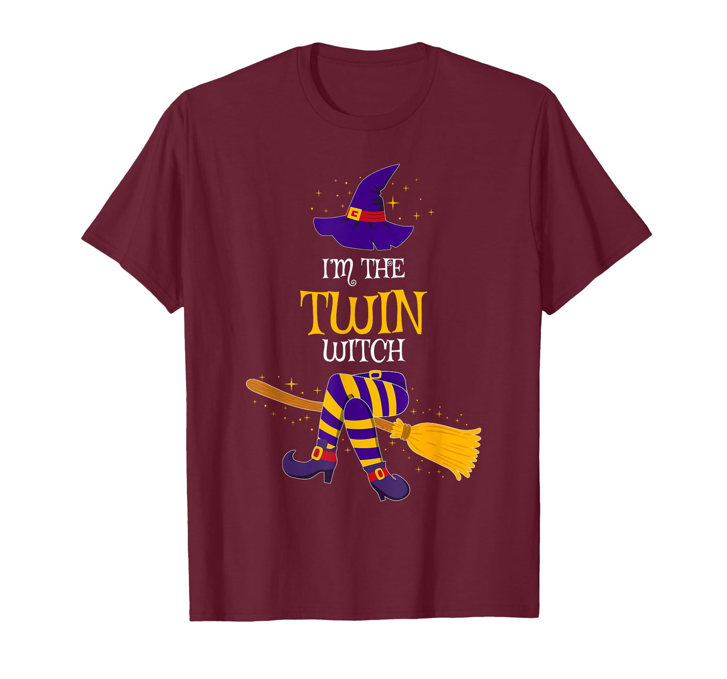 I’m The Twin Witch Family Matching Costume Halloween T-Shirt