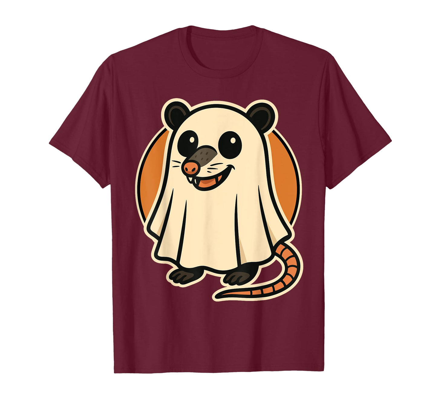 Funny Opossum in Ghost Costume, Kids, Boys, Girls Halloween T-Shirt
