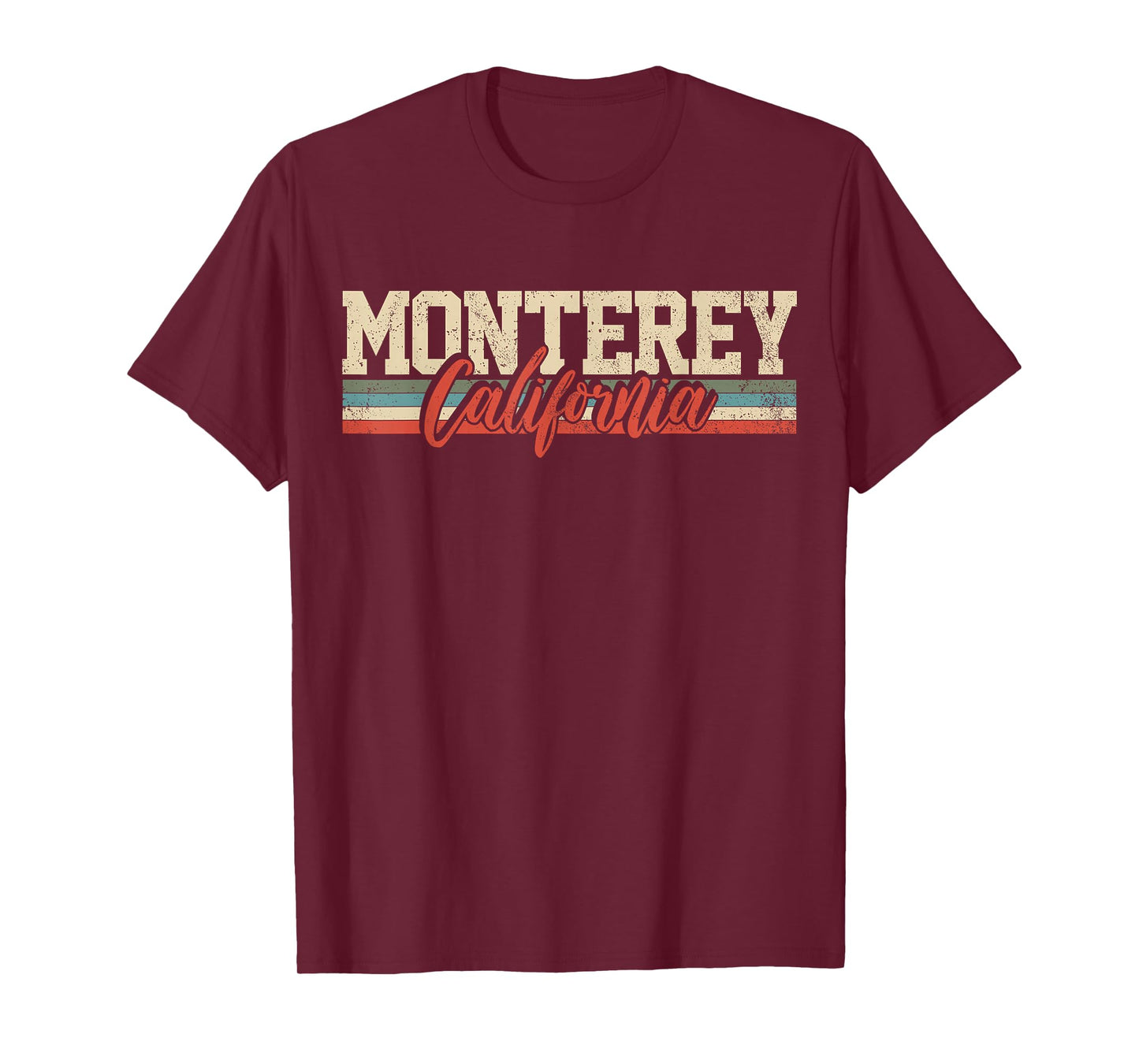 Monterey California Retro Vintage T-Shirt