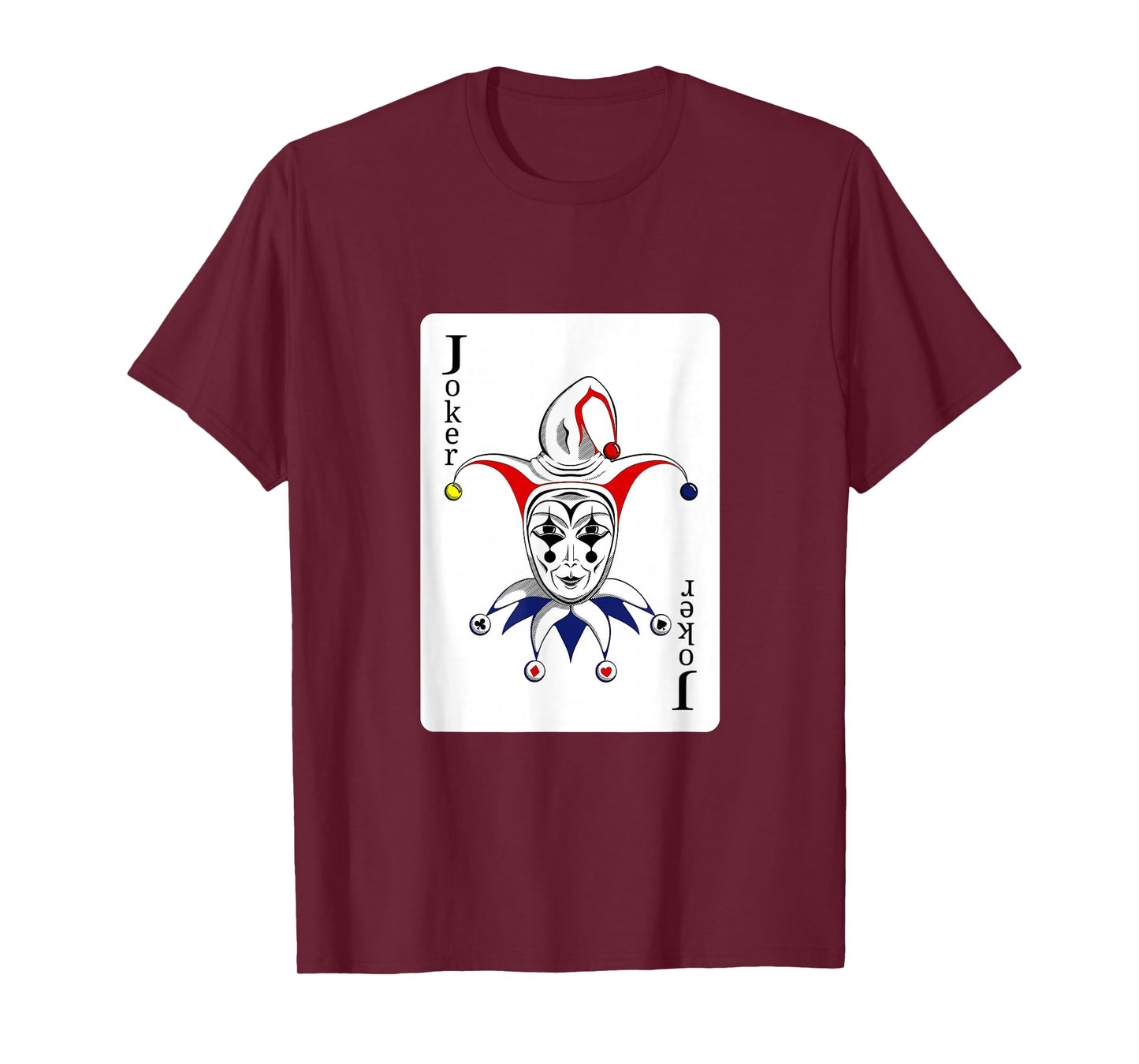 Joker T-Shirt Playing Cards Tee Shirts T-Shirt
