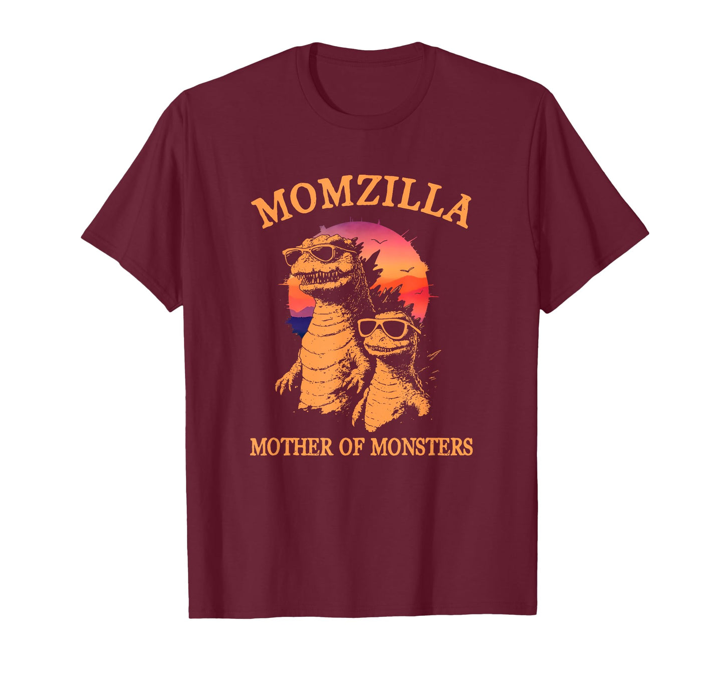 Momzilla Mother Of Monsters Retro Mama Funny mother's day T-Shirt