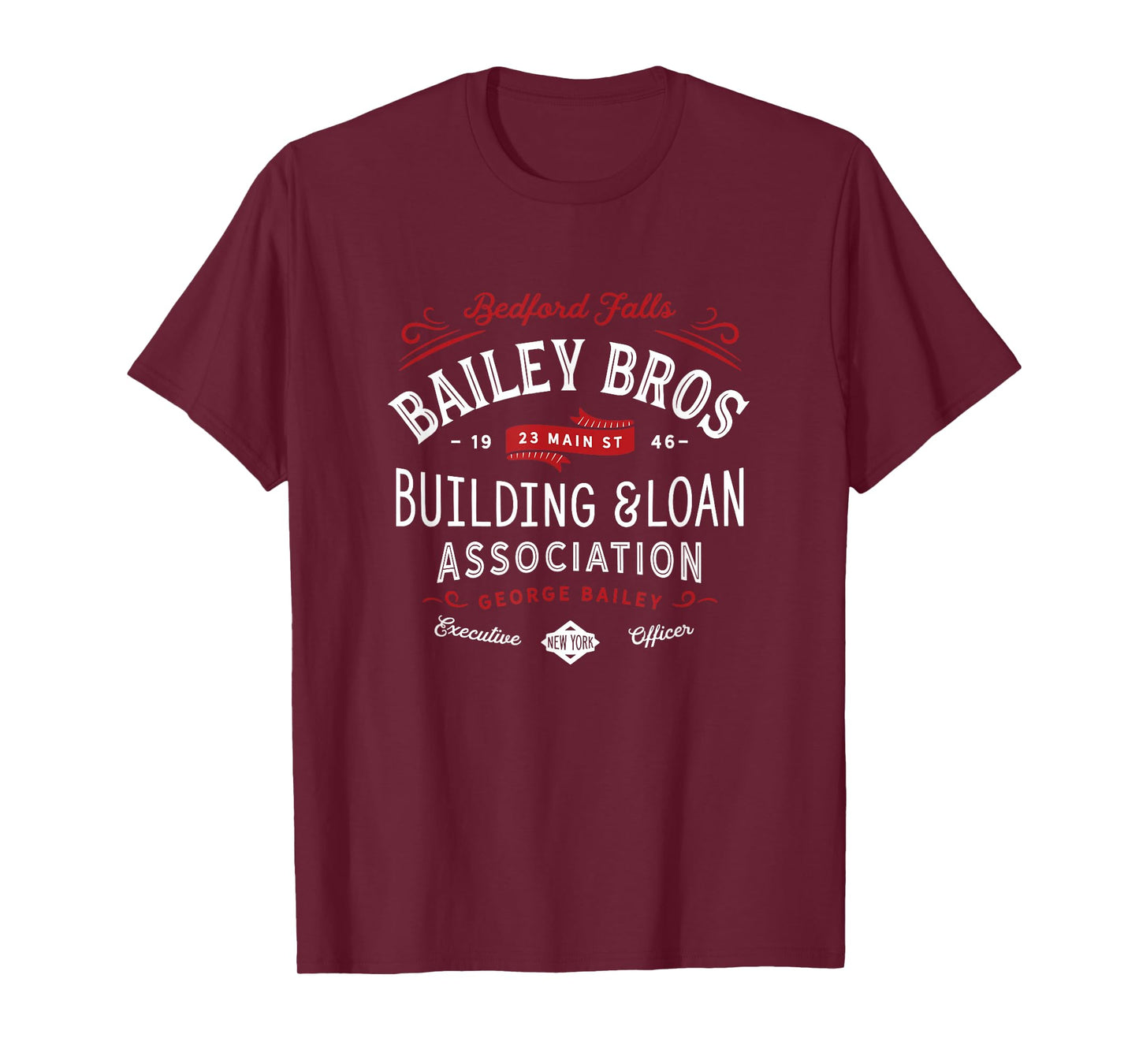 Bailey Brothers Building and Loan. Classic. George Bailey T-Shirt