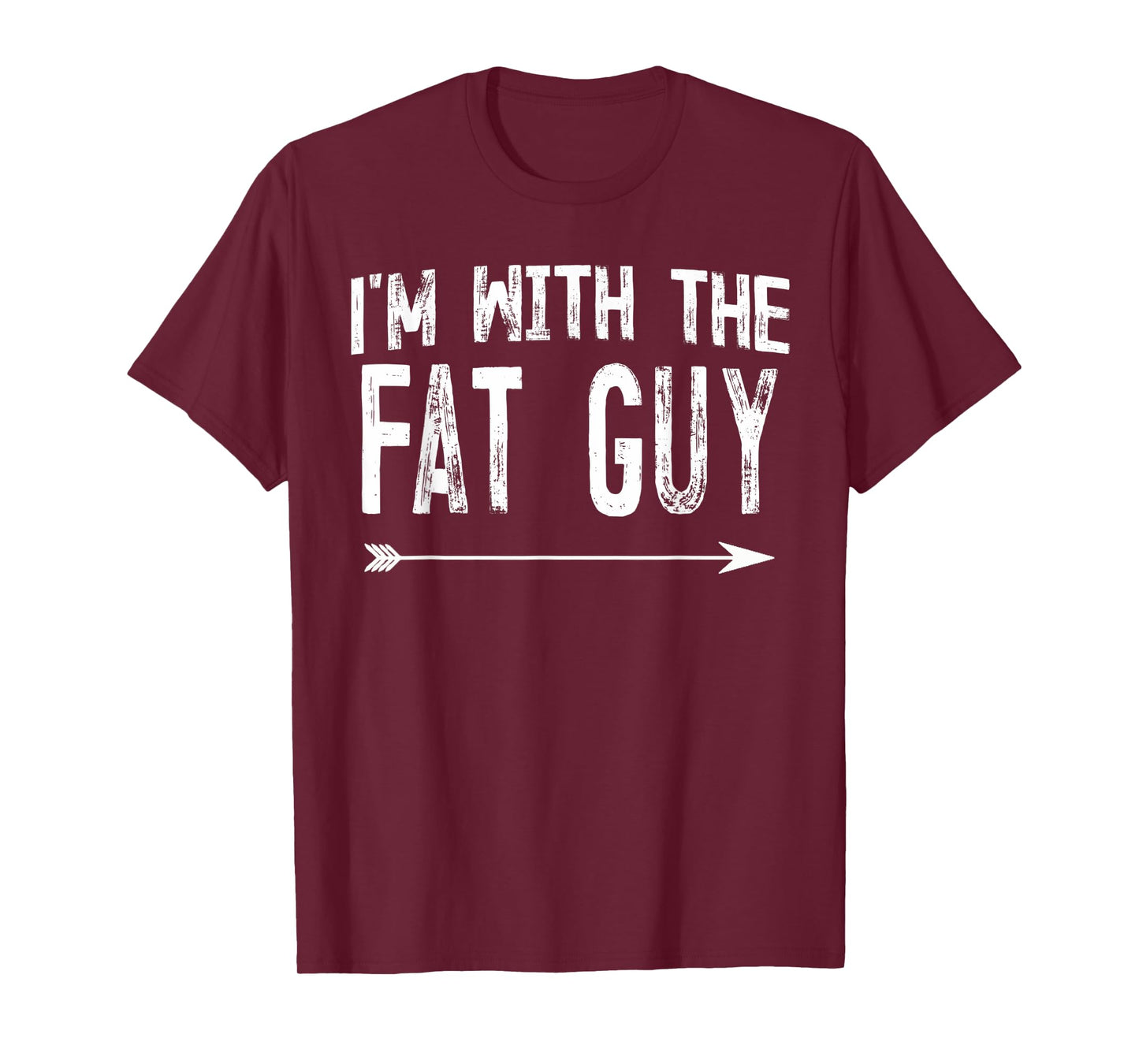 I'm With The Fat Guy Shirts Funny Halloween Couple Costume T-Shirt