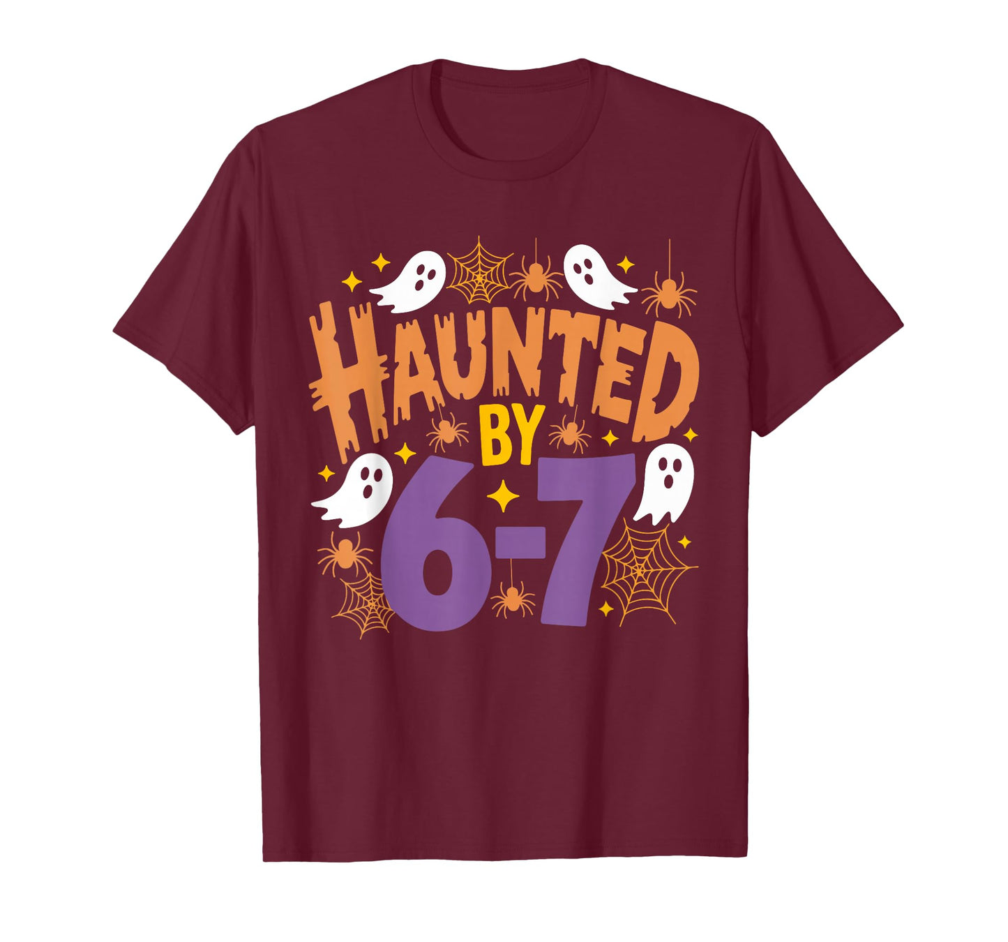 Haunted by 6-7 Halloween Ghosts and Spiders T-Shirt