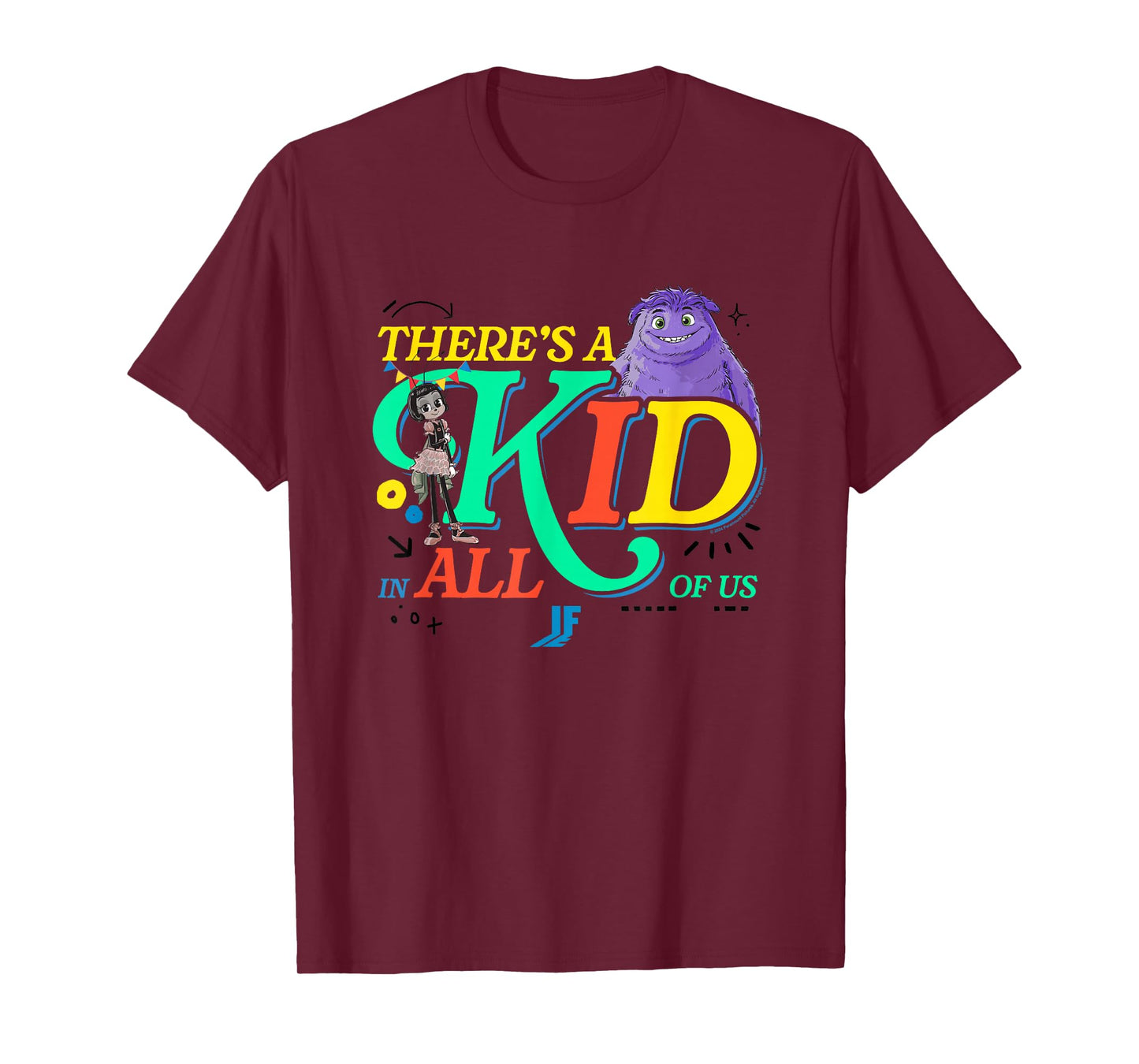 IF Movie There's A Kid In All Of Us Sketch Doodle Logo T-Shirt