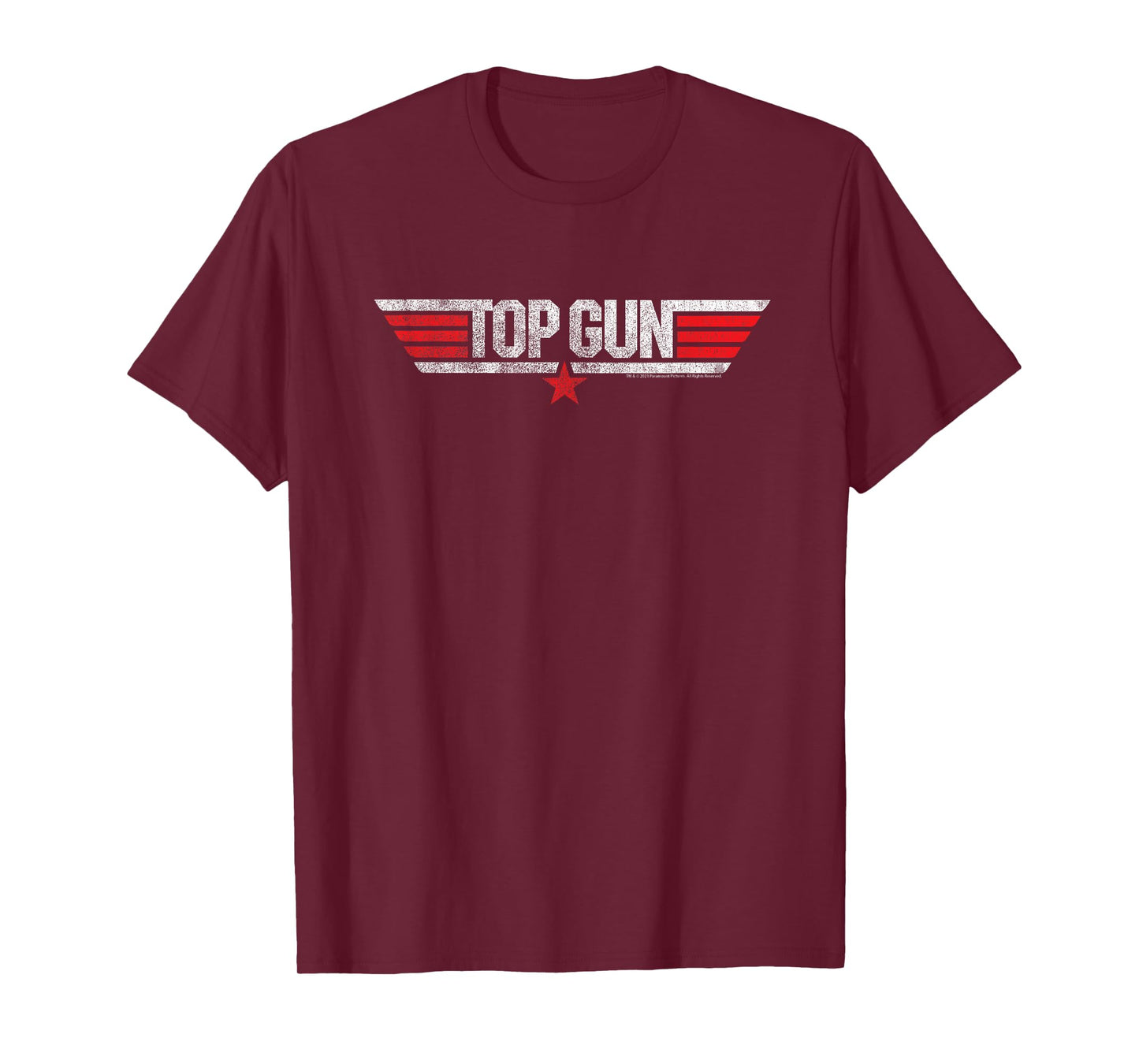 Top Gun Front and Back Logo with Goose Movie T-Shirt