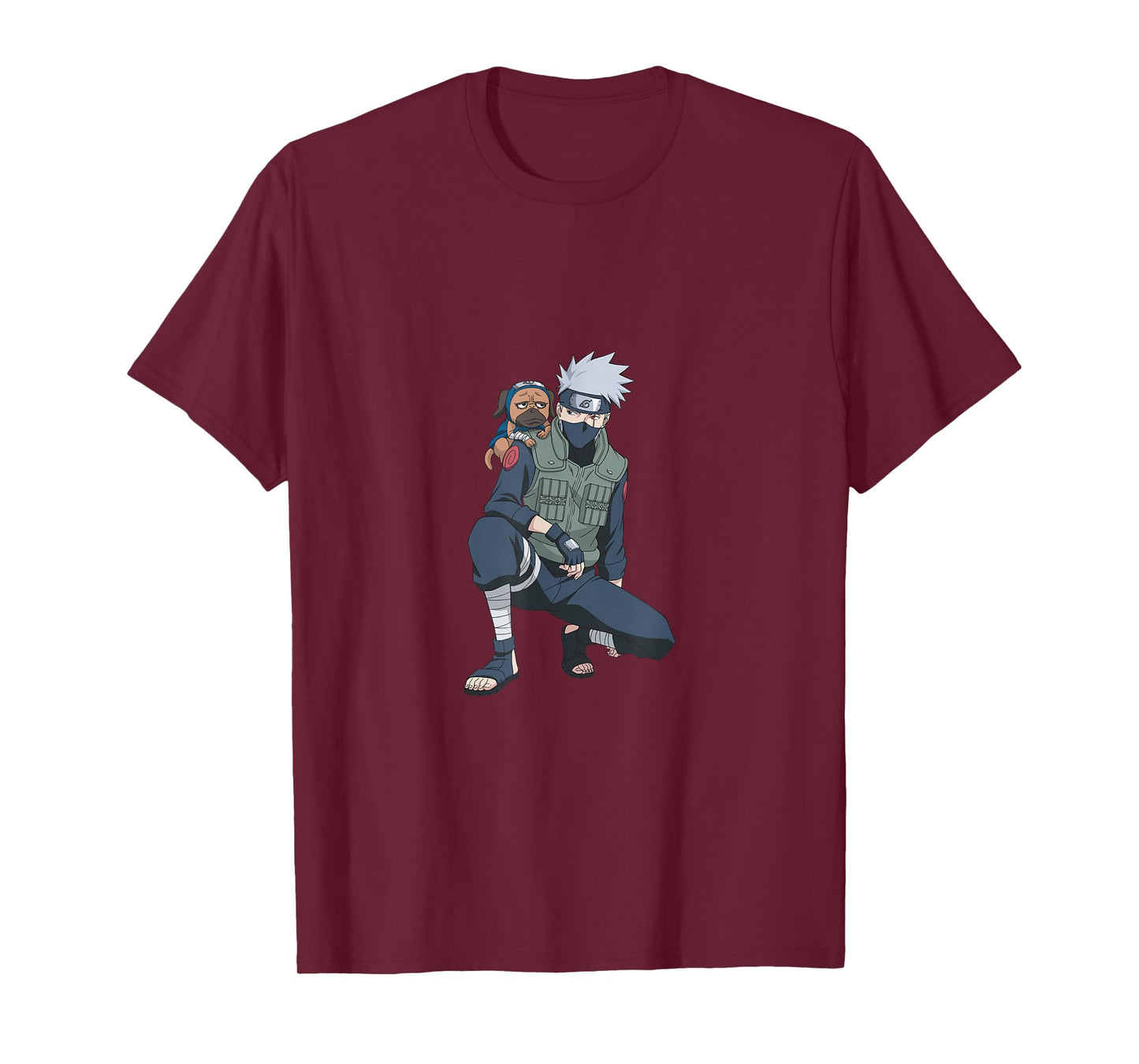 Naruto Shippuden Kakashi & Pakkun T-Shirt Small