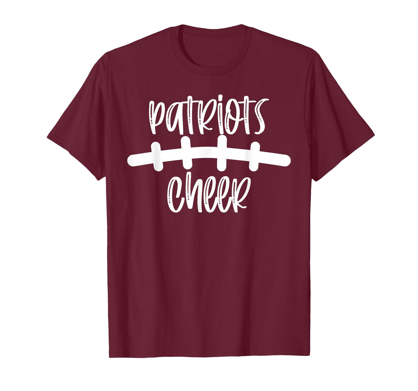 Patriots Cheer School Spirit Football Team Mascot Game Night T-Shirt