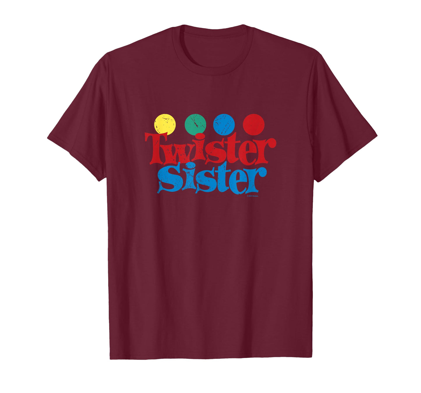Twister Vintage Retro Twister Sister Classic Game Logo T-Shirt