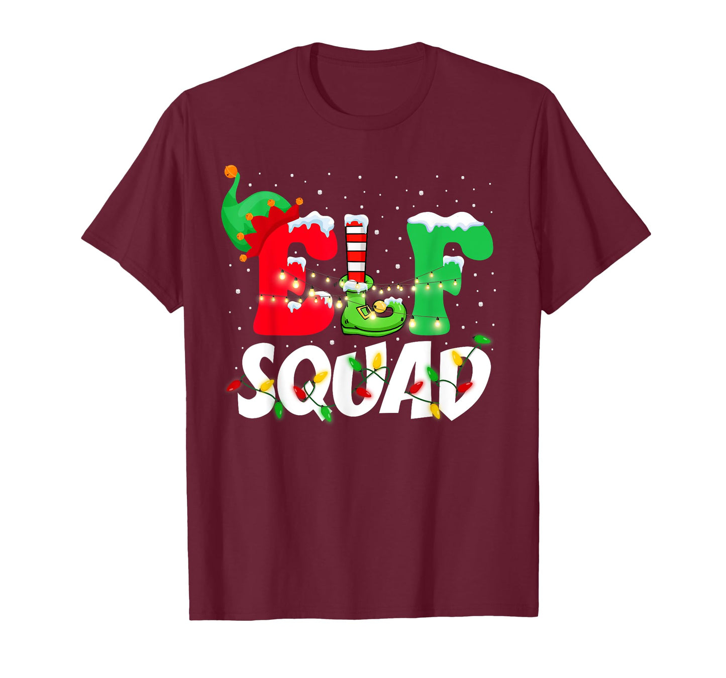 Elf Family Christmas Matching Pajamas XMas Shirt, Elf Squad T-Shirt