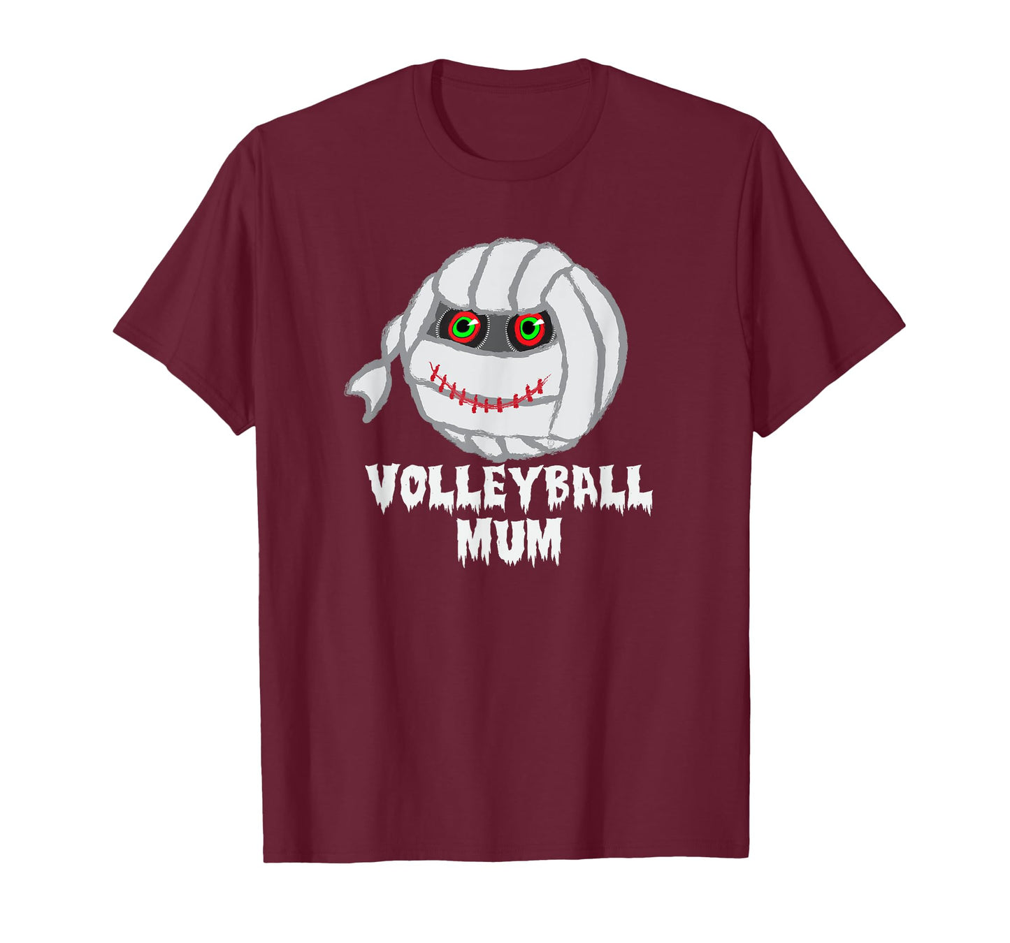 Volleyball Mom Funny Mummy Halloween T-shirt T-Shirt