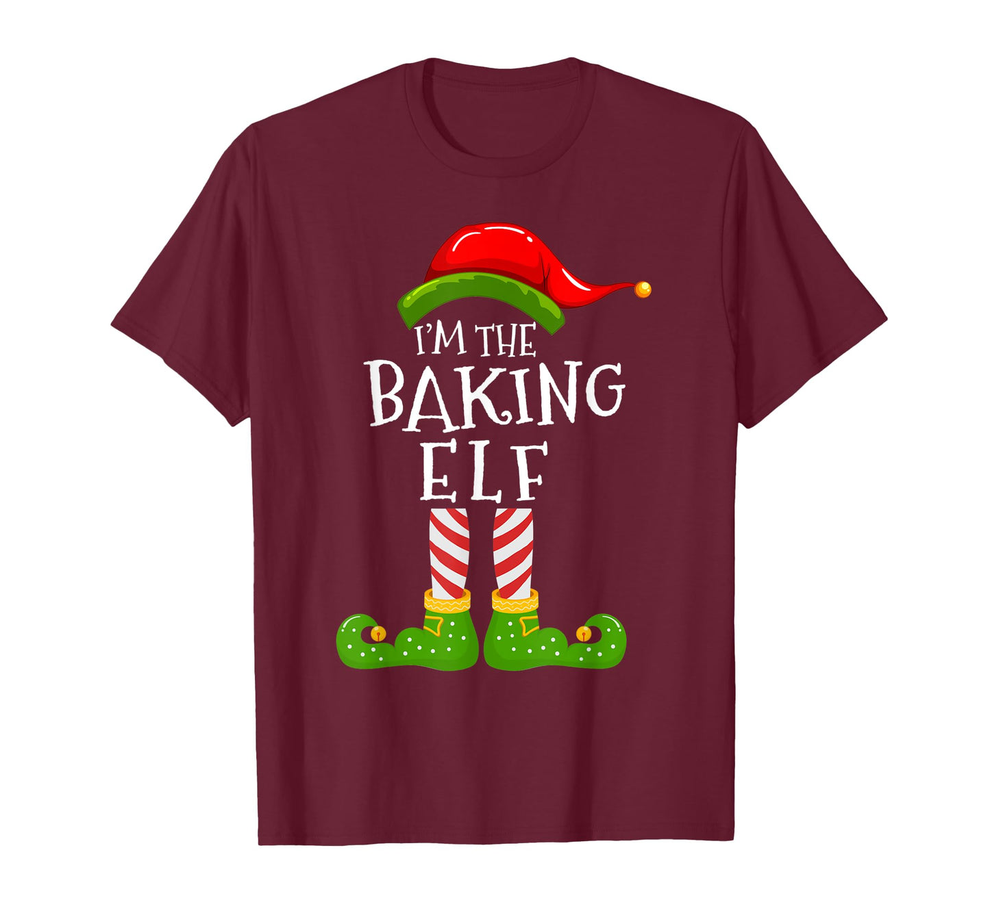 I'm The Baking Elf Group Matching Family Christmas Pyjamas T-Shirt