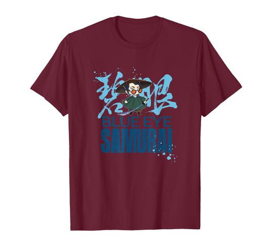 Netflix Blue Eye Samurai Chibi Mizu Kanji Portrait T-Shirt