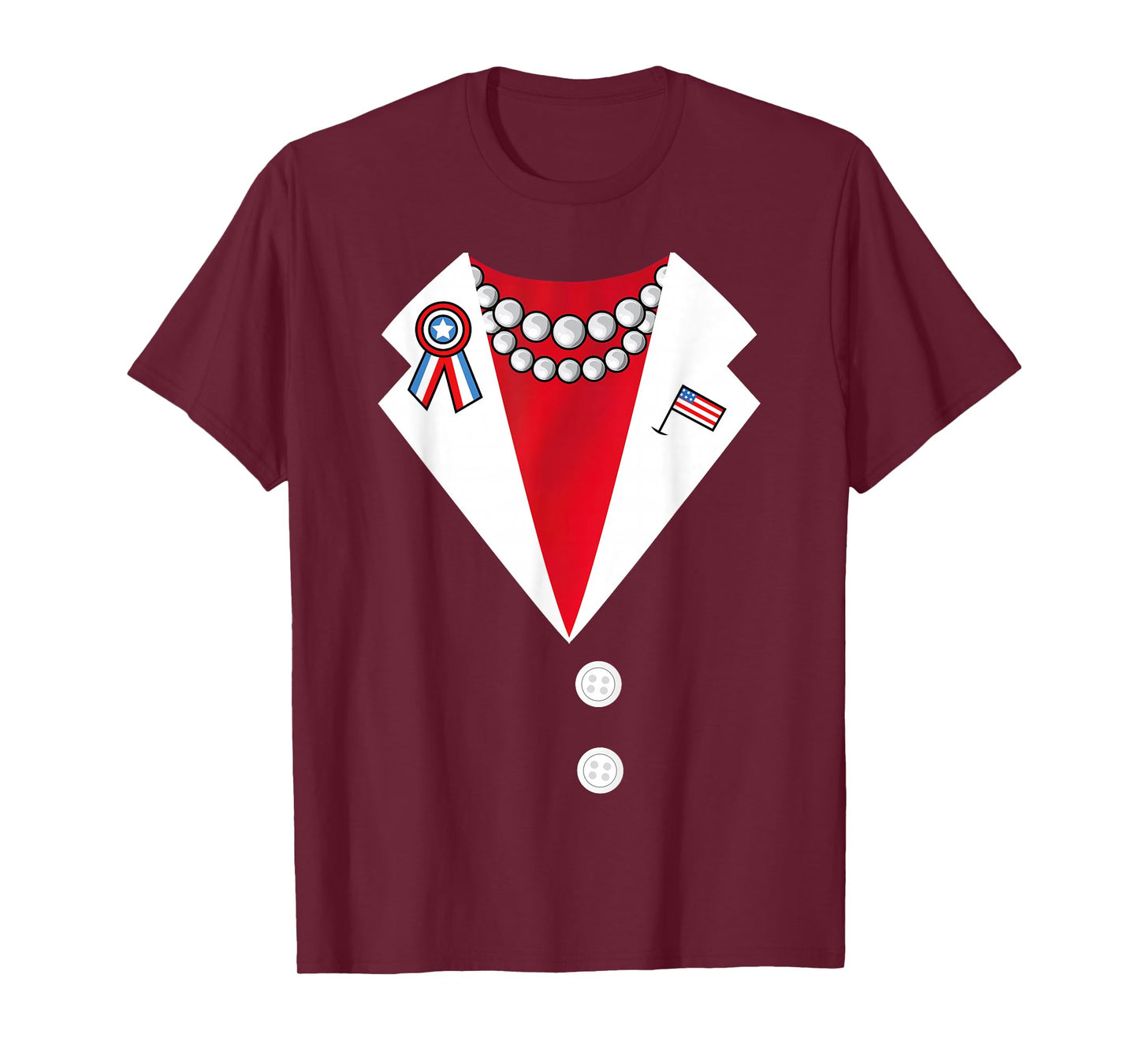 Hillary Clinton Pantsuit Costume President Funny Halloween T-Shirt