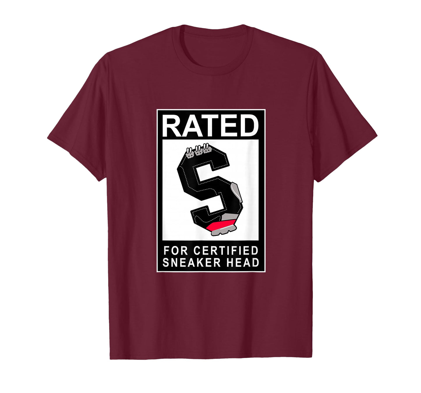 Rated S for Certified Sneaker Head Graphic T-Shirt