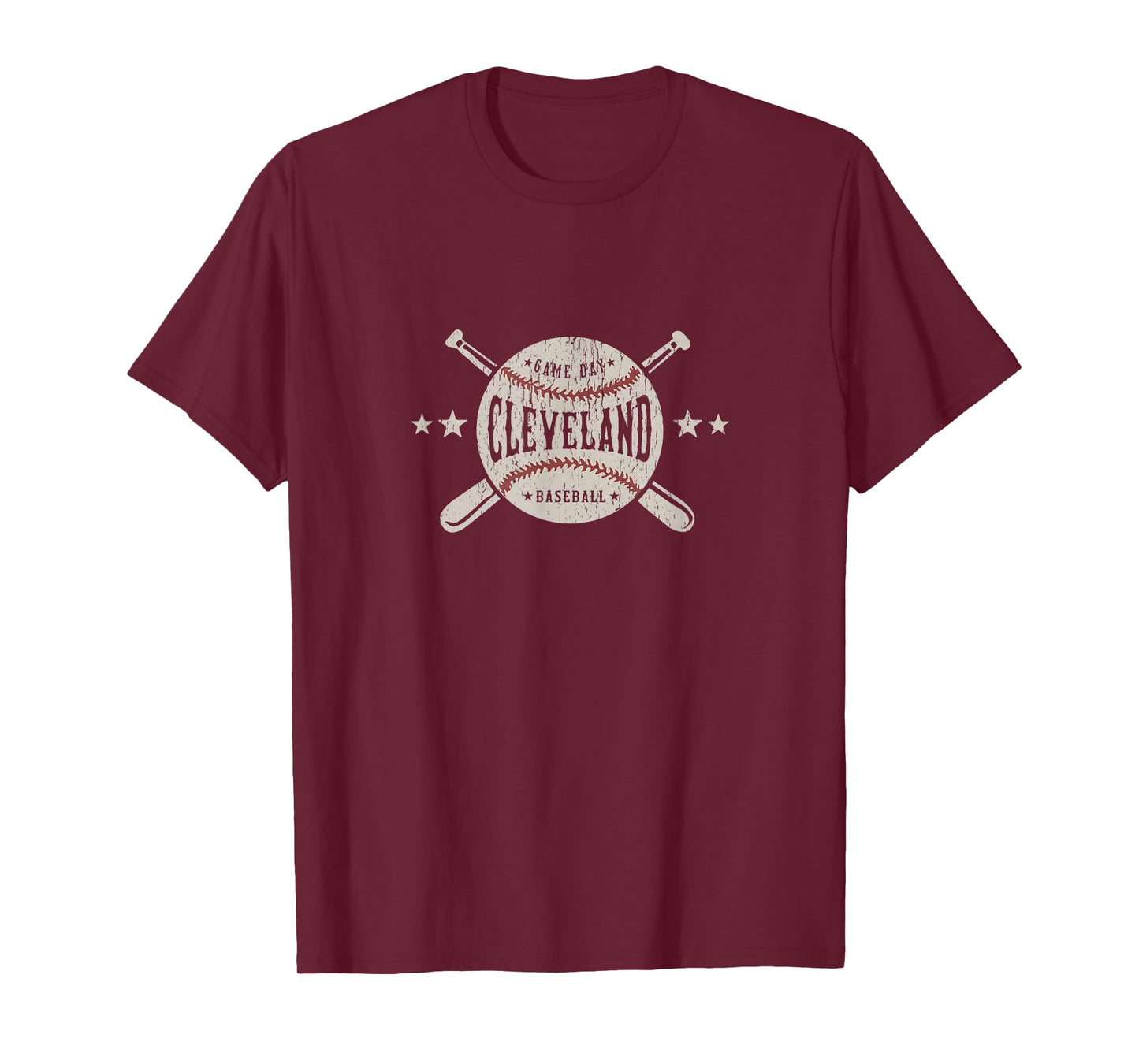 Cleveland Ohio OH T-Shirt Vintage Baseball Graphic Tee T-Shirt
