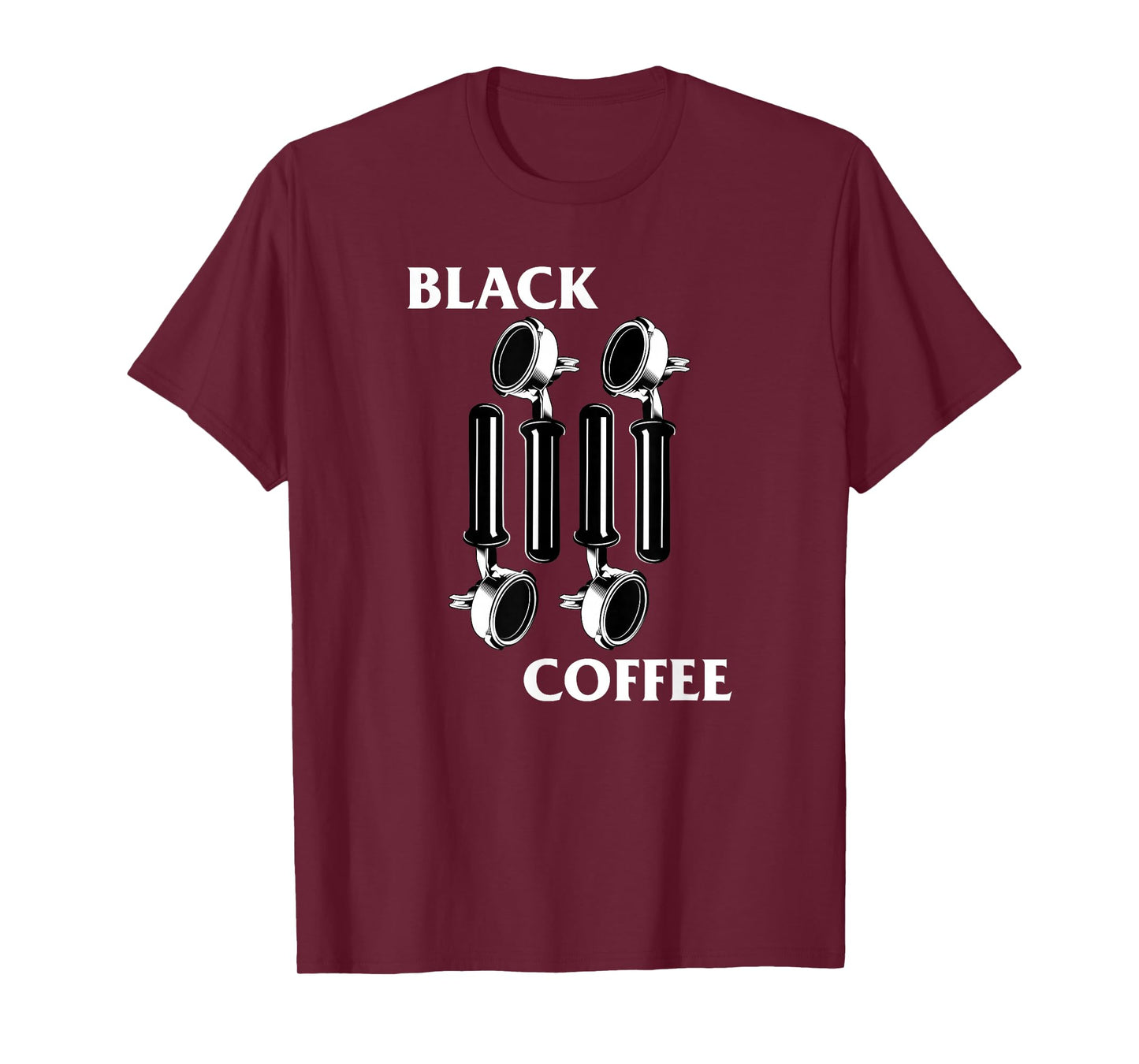 Retro Punk Rock Flag Espresso Black Coffee Lover T-Shirt T-Shirt