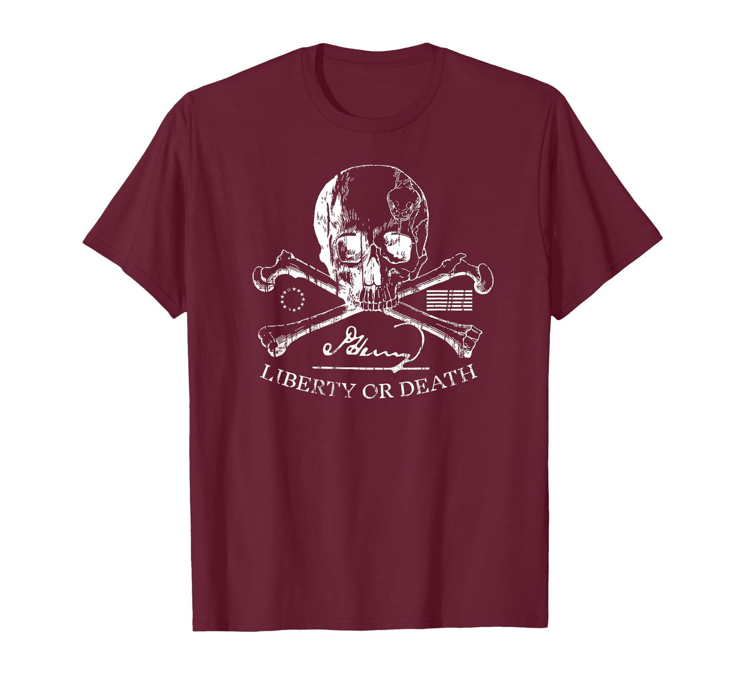 Liberty or Death - Patrick Henry t-shirt (Classic, Front) T-Shirt