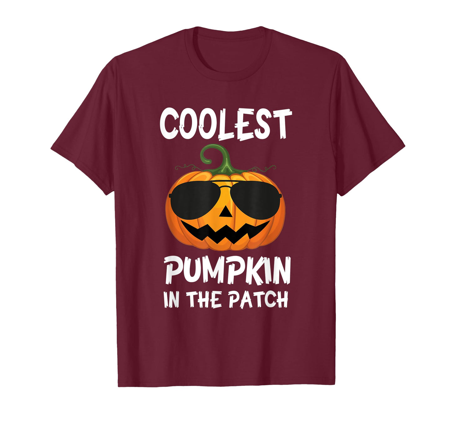 Coolest Pumpkin In The Patch Halloween Kids Boys Girls Men T-Shirt