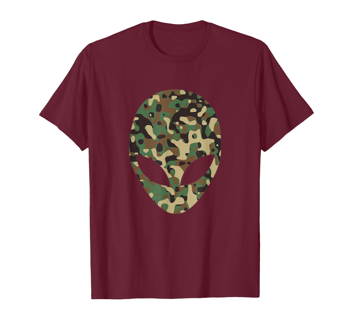 Alien Head Camouflage Alien T-Shirt