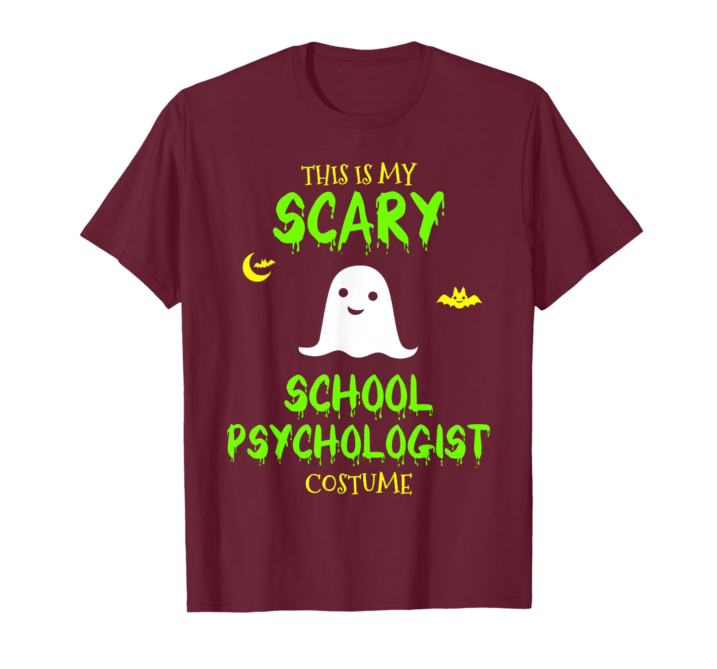 Scary School Psychologist Costume Halloween Lazy Easy T-Shirt