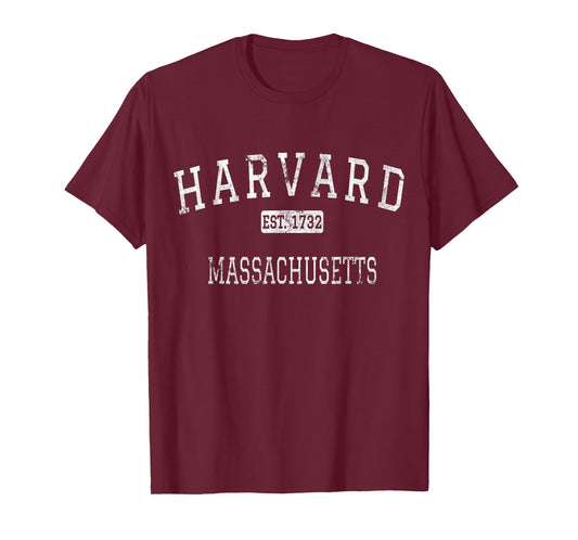 Harvard Massachusetts MA Vintage T-Shirt Small