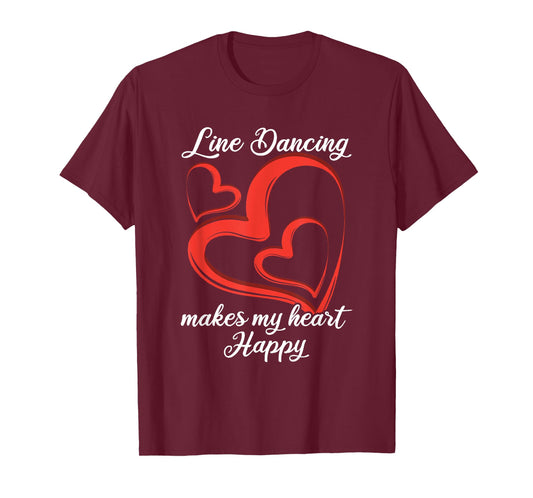 Line Dancing Rodeo Western Gift Line Dance T-Shirt