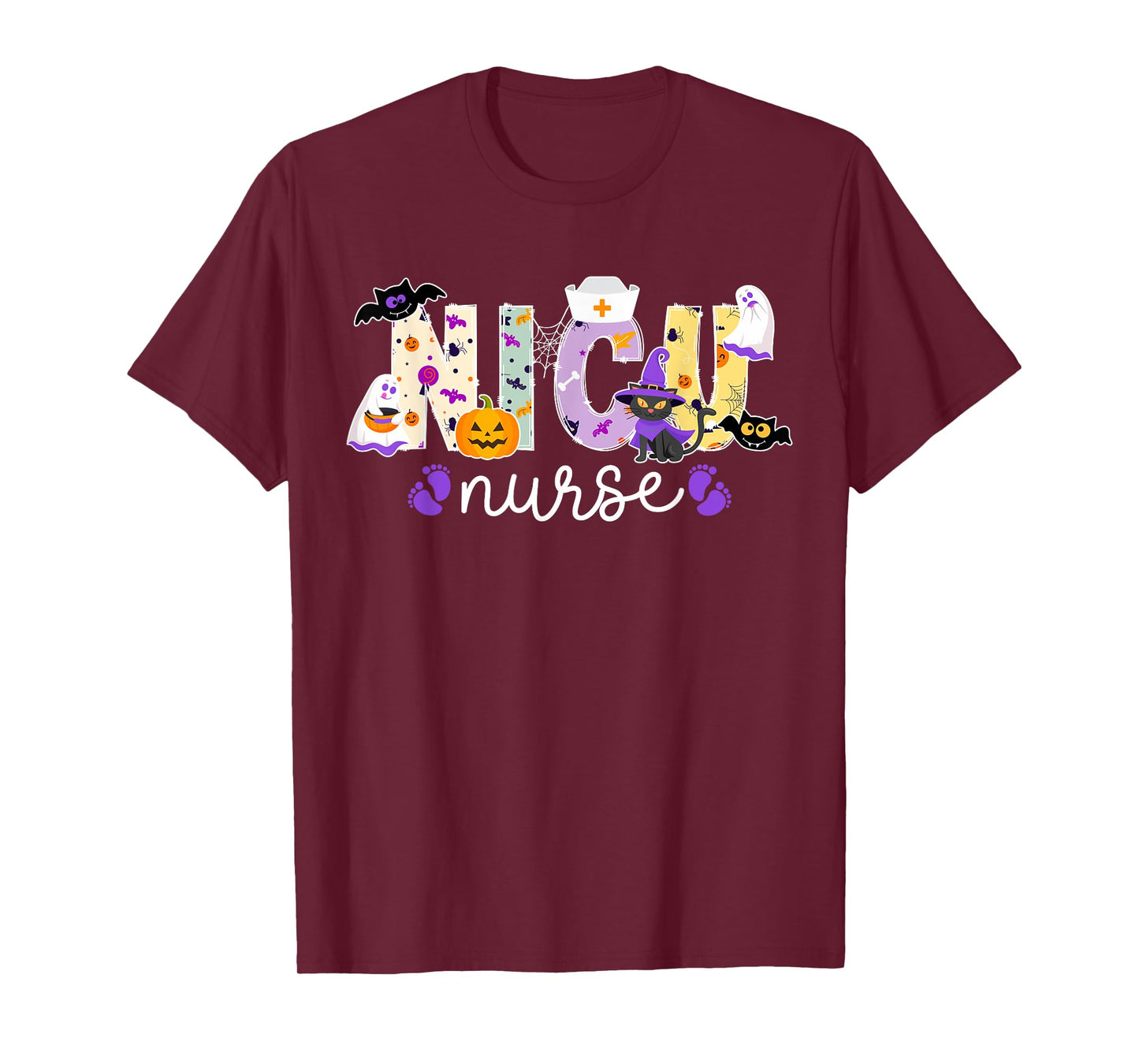 Spooky NICU Nurse Halloween Neonatal Intensive Care Unit T-Shirt