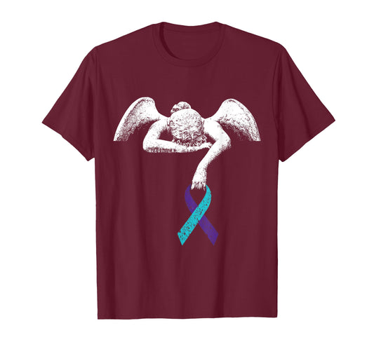 Angel and Suicide Awareness Suicide Prevention Shirt T-Shirt